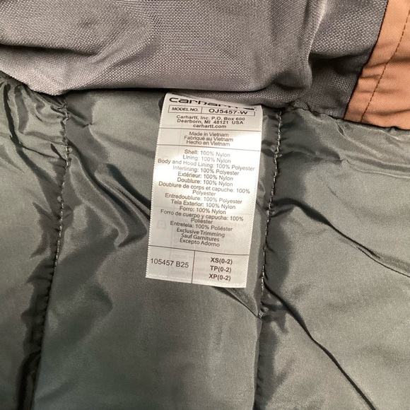 Carhartt Women’s Rain Defender Jacket Size XS Rose Pink NWOT - Picture 8 of 8